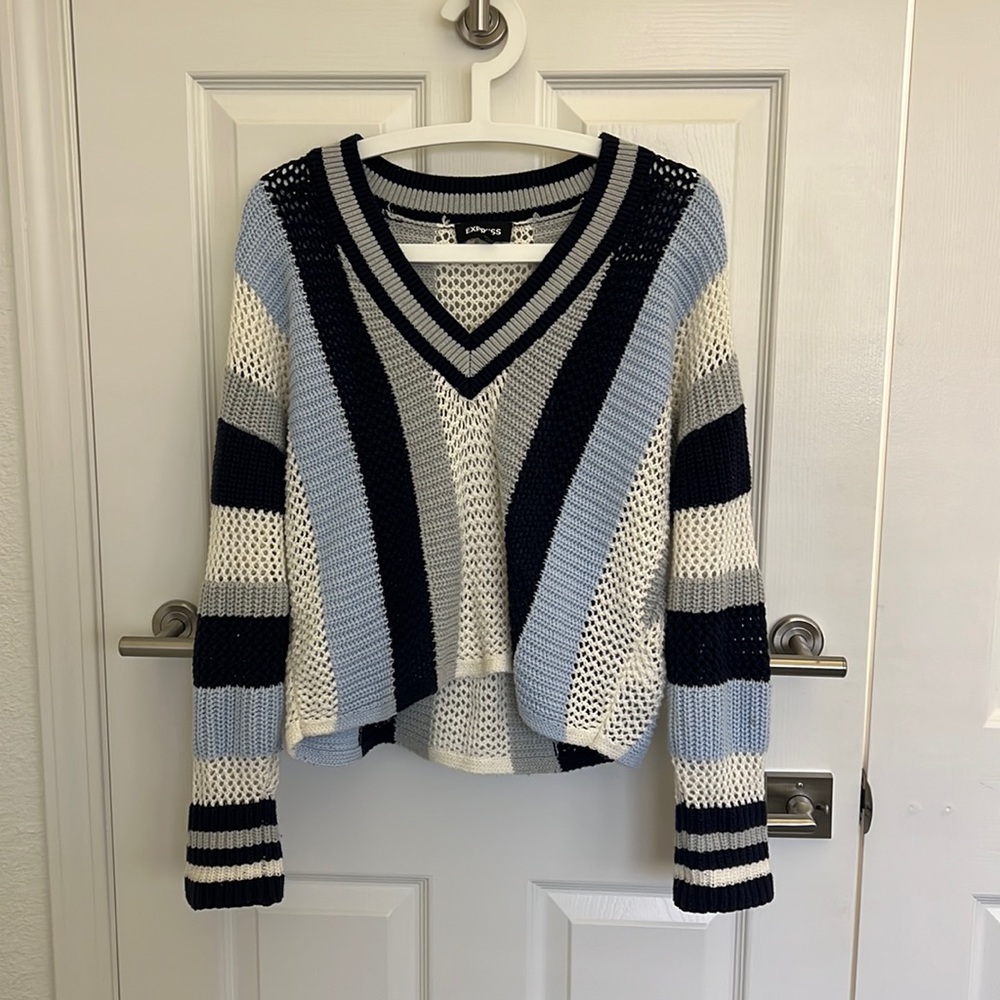 Express color block sweater